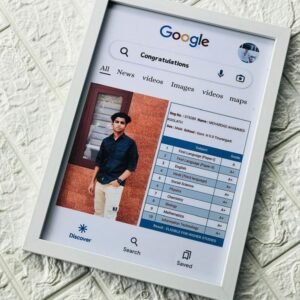 Personalized Google Search Style Marksheet Photo Frame