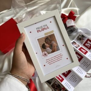 Personalized Aesthetic Scrapbook Polaroid Frame – Custom Mother’s Day Memory Keepsake