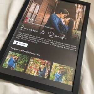 Personalized Netflix Style Series Couple Frame – Custom OTT Interface Love Story Poster