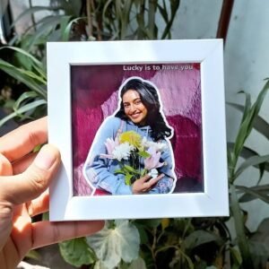 Personalized Self-Love Valentine’s Frame – Custom Mirror Message Gift