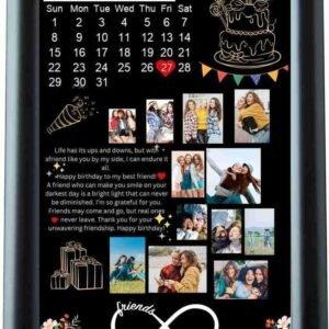Customized Best Friend Photo Collage Gift